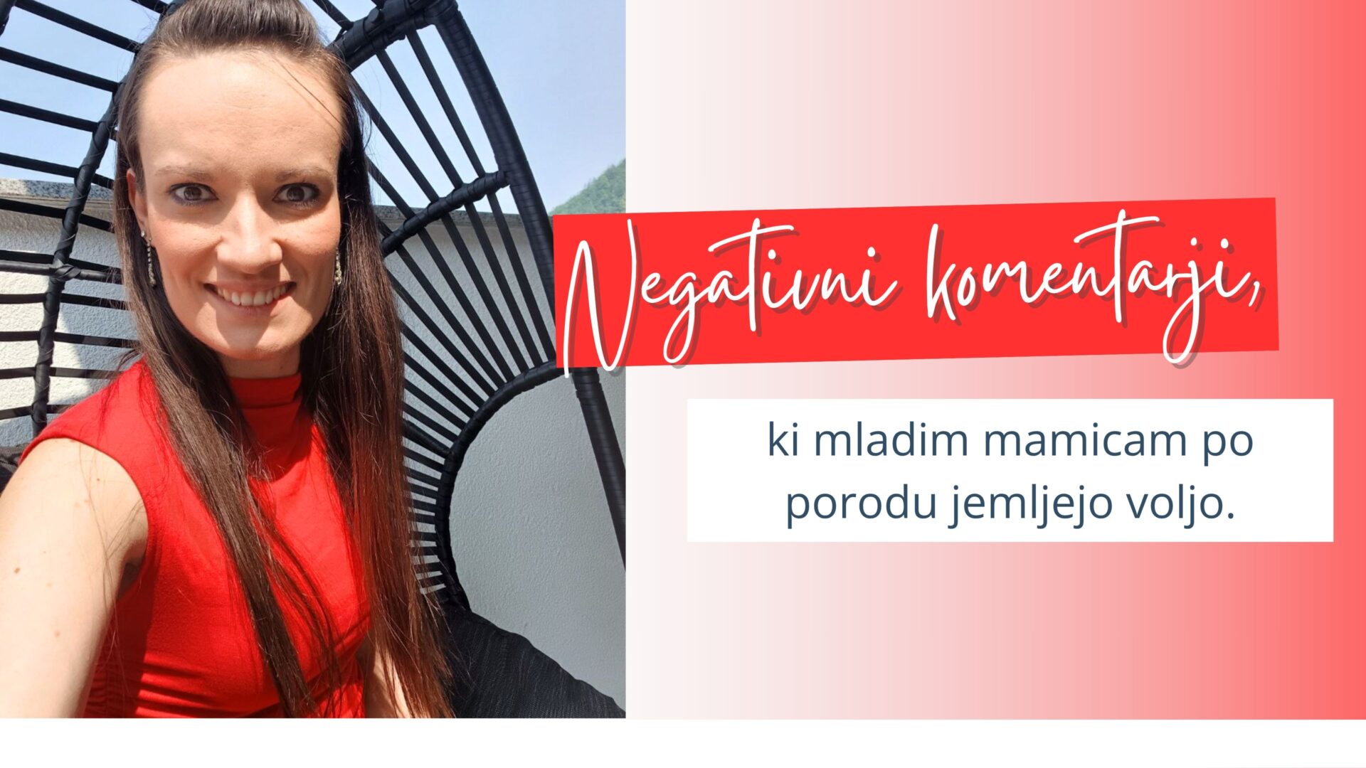 Negativni komentarji, ki mamicam jemljejo energijo
