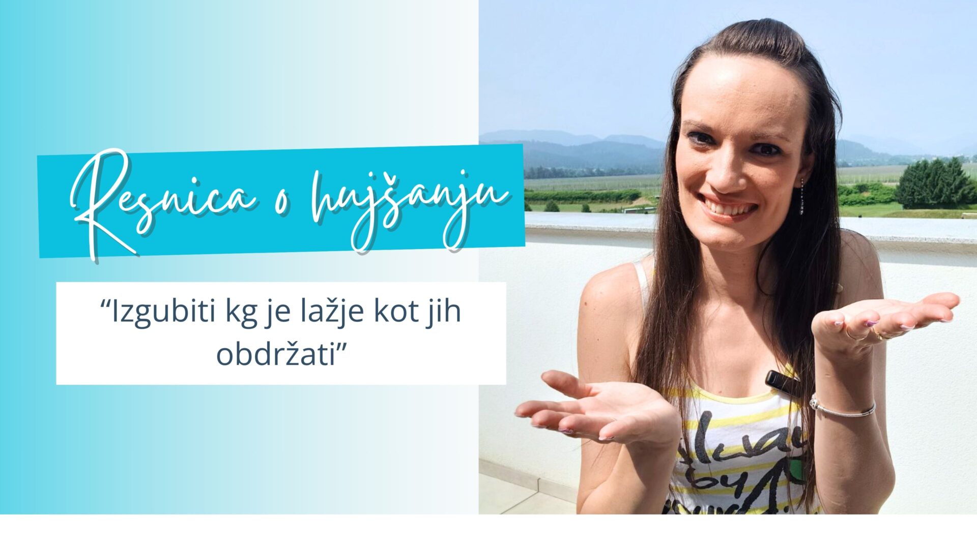 Izgubiti kg je lažje kot jih ohraniti